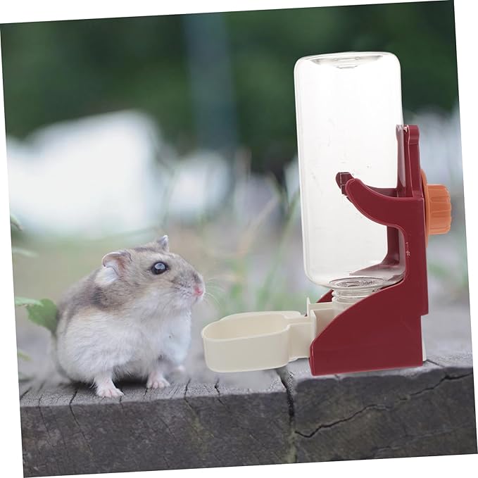 2pcs Pet Hanging Water Feeder for Dogs and Cats Automatic Water Dispenser Bottle Design for Pets Material Easy to Use Watering Device