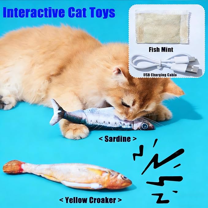 Catnip Toys for Cats Cat Nip Toys Cat Fish Toy Catnip Toy Small Floppy Fish Cat Toy Flopping Fish Cat Toy Cat Nip Toys for Indoor Cats Cat Chew Toys Cat Nip Toy Cat Toys Catnip Fish Toy for Cats Fish