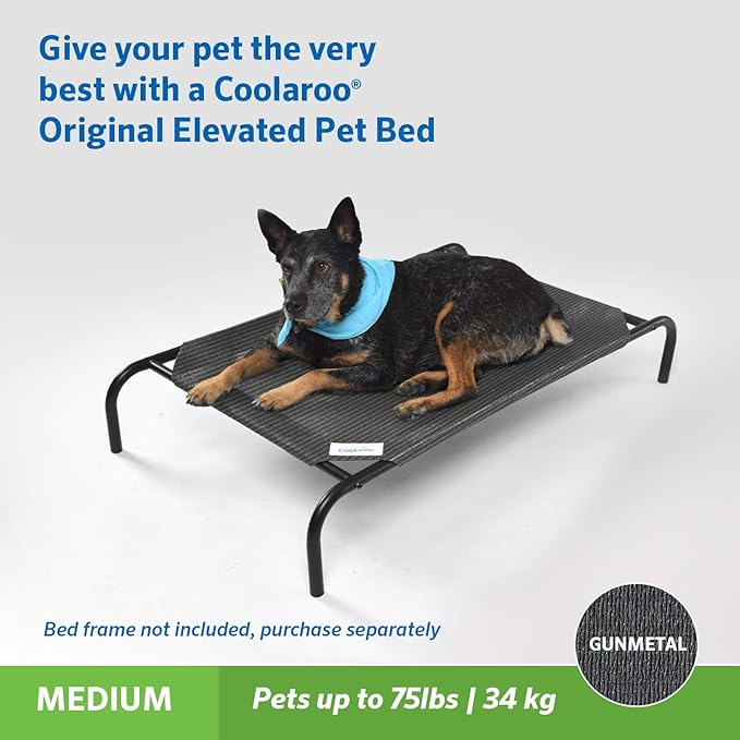 Original Pet Bed Replacement Cover - Gunmetal - Medium (42" x 25.5")