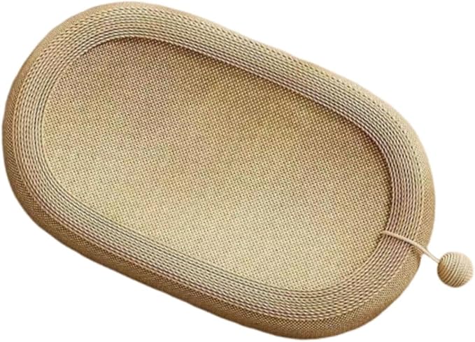 Cat Scratching Bed, Scratching Tray, Oval Cat Scratching Board, Without Ears