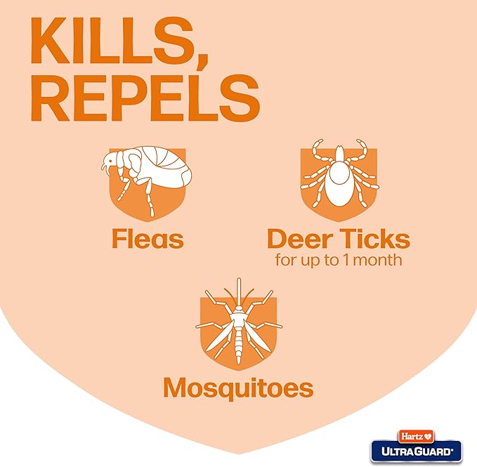 Hartz UltraGuard Topical Flea & Tick Prevention for Cats and Kittens - 3 Monthly Treatments