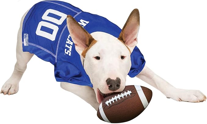 Pets First NCAA College Kentucky Wildcats Mesh Jersey for Dogs & Cats, X-Large. Licensed Dog Jersey with Your Favorite Football/Basketball College Team