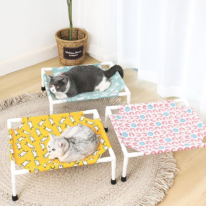 Pet Hammock Cat Puppy and Dogs Replacement Comfortable Cloth Camp Bed Nest Napping Bed for Small Pet Cat Bed Sheets