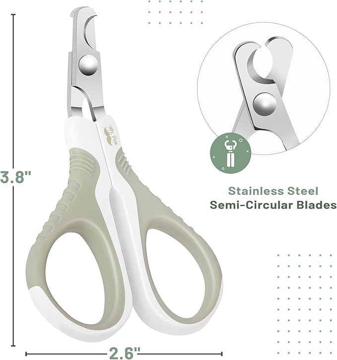 Mr. Pen- Cat Nail Clipper, Stainless Steel, Professional Sharp Cat Claw Trimmer for Small and Medium Cats, Pet Nail Clipper with Sturdy Non Slip Handle