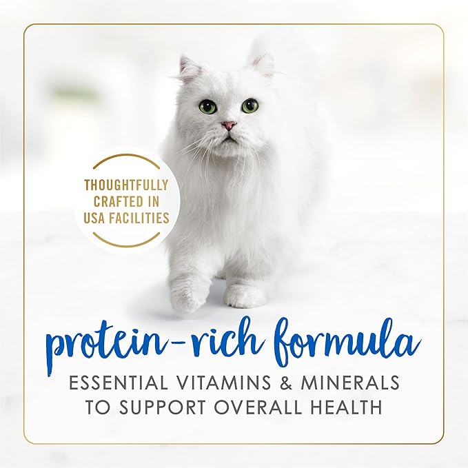 Purina Fancy Feast Classic Pate Ocean Whitefish and Tuna Feast Classic Grain Free Wet Cat Food Pate - (Pack of 24) 3 oz. Cans