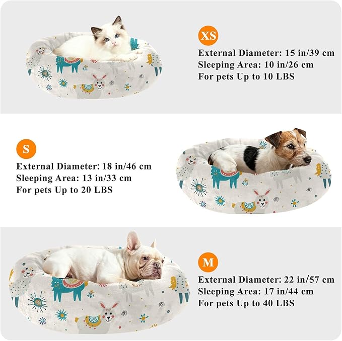 Bohemian Pet Beds for Cats and Cats Flame Design Teal for Medium Sized Pets Sleeping Beds and Dog Furniture