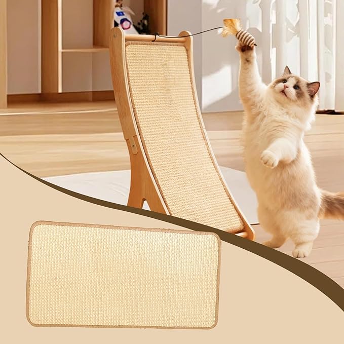 Cat Scratcher Bed Cat Scratching Board Climbing Tower Furniture Protector Vertical Wooden Structure Multifunctional Use Suitable for Pet Supplies, Replacement pad