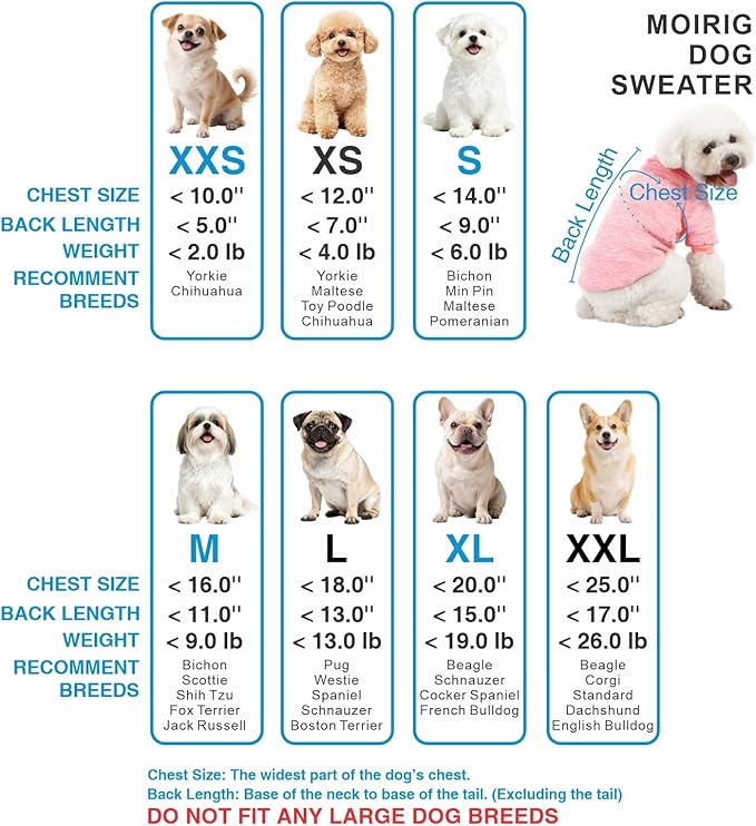 Dog Sweater, Dog Sweaters for Small Dogs, 2, 3 Pack Warm Soft Pet Clothes for Puppy, Medium Large Cat, Dogs Girl or Boy, Dog Shirt for Winter Christmas (Hoodie Pink,Purple+Pink,Rose, Small)