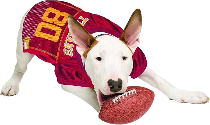 Pets First NCAA College USC Trojans Mesh Jersey for DOGS & CATS, Medium. Licensed Dog Jersey with your Favorite Football/Basketball College Team