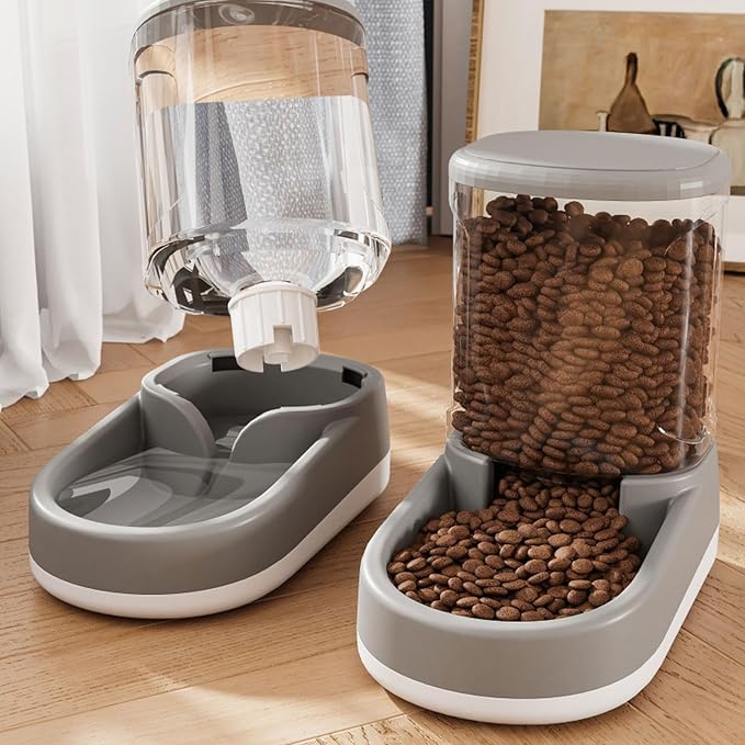 Pet Feeding Bowl Cats Water Dispenser Food Feeder Treat Bowl Automatic Dog Houseware Watering Supplies Pet