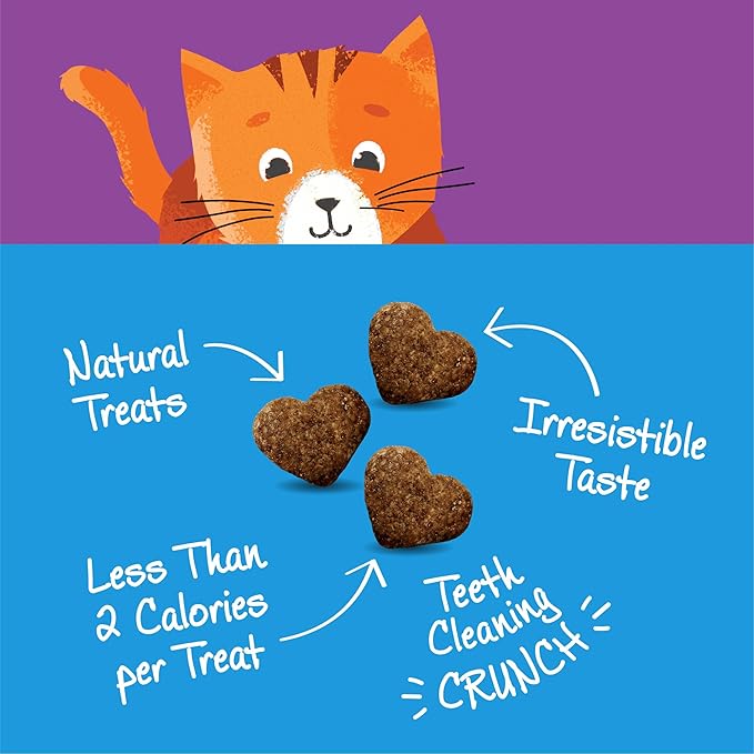 Wellness Kittles Crunchy Cat Treats, All Lifestages, Kitten to Senior, Natural, Grain Free, Tuna and Cranberry Flavor, 2 oz Bag (Pack of 2)