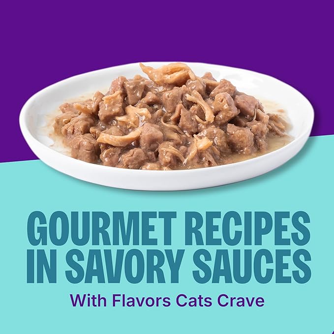 Wellness CORE Signature Selects Chunky Adult Canned Wet Cat Food, Natural, Protein Rich, Grain Free, Beef and Chicken Entrée Recipe, 2.8 oz, Pack of 12 Cans