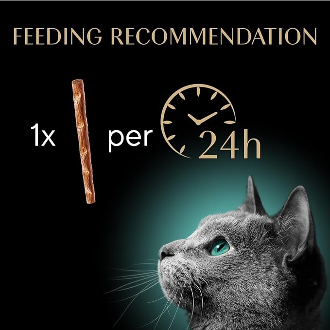 Sheba Meaty Tender Sticks Chicken Cat Treats,Salmon Flavor,Cat Snacks,0.14 oz.,(100 Sticks Total),5 Count (Pack of 20)
