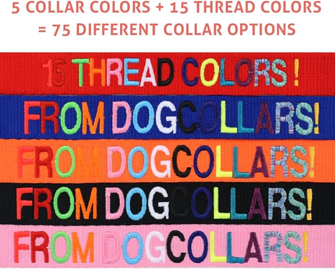 GoTags Cat Collars Embroidered with Pet Name and Phone Number, Personalized Cat Collar with Breakaway Safety Release Buckle and Bell, Adjustable Nylon ID Collar for Cat or Kitten