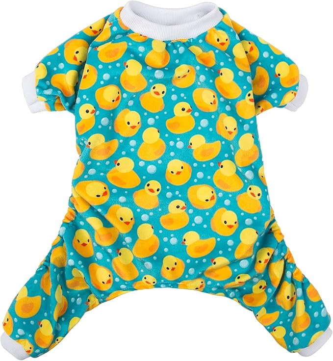 CuteBone Dog Halloween Pajamas Puppy Onesies Small Dogs Soft Pjs Coat Cat Apparel Comfy Pet Christmas Clothes Outfit Doggie Bodysuit P50S