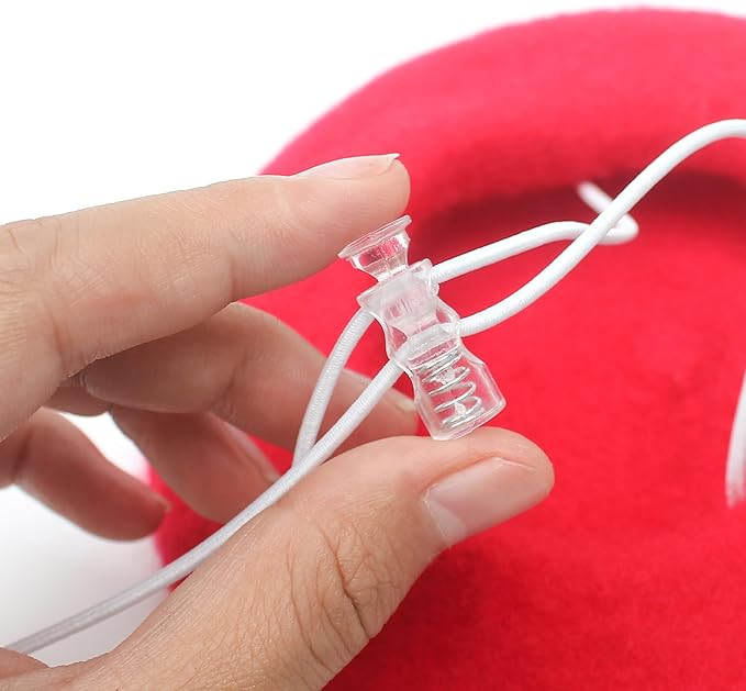 Dog Beret for Small Dogs Cat Doll, Colorful Wool Mini Cap Creative Accessories Costume French Mushroom Artist Fedora Hat Beanies Solid Color Pet Headwear Christmas Hair Accessory Photo Props (Red)