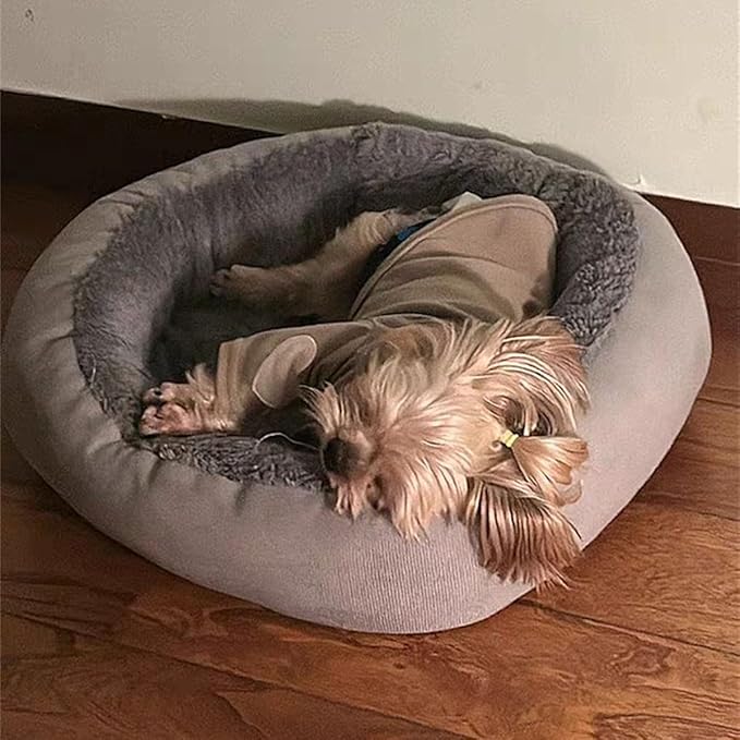 Small Dog Sweaters for Dogs Girls Boys, Heart Love Pattern Puppy Clothes, Puppy Pullover Outfit (Brown, Small)