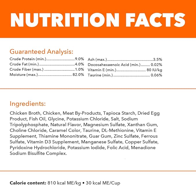 IAMS Perfect Portions Healthy Kitten Grain Free Wet Cat Food, Cat Food Wet Cuts in Gravy Chicken Recipe, (24) 2.6 oz. Twin-Pack Trays