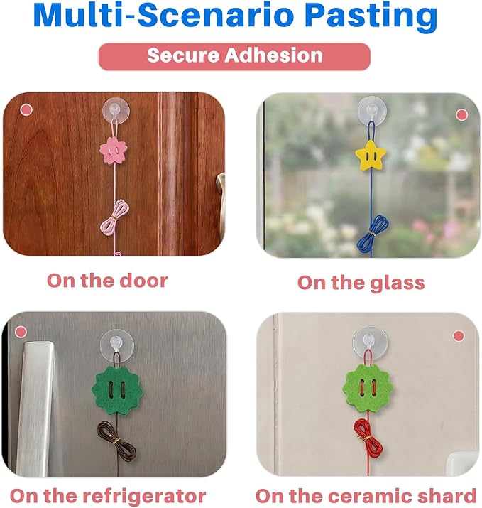Suction Cup Cat Toy for Indoor Cats, Hanging Self Play Cat Toy with Bell and Catnip Teaser, Window Mounted Interactive Cat Toy for Boredom Relief Exercise Training Pet Enrichment Activity Toy