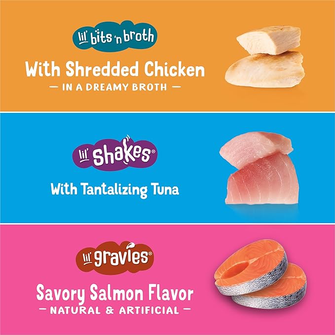 Purina Friskies Seafood and Poultry Faves Variety Pack Gravy Cat Food Complement - 24 ct. Box