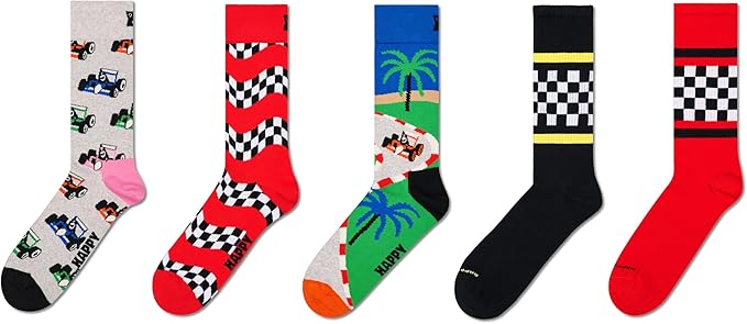 Happy Socks 5-Pack Pattern Socks
