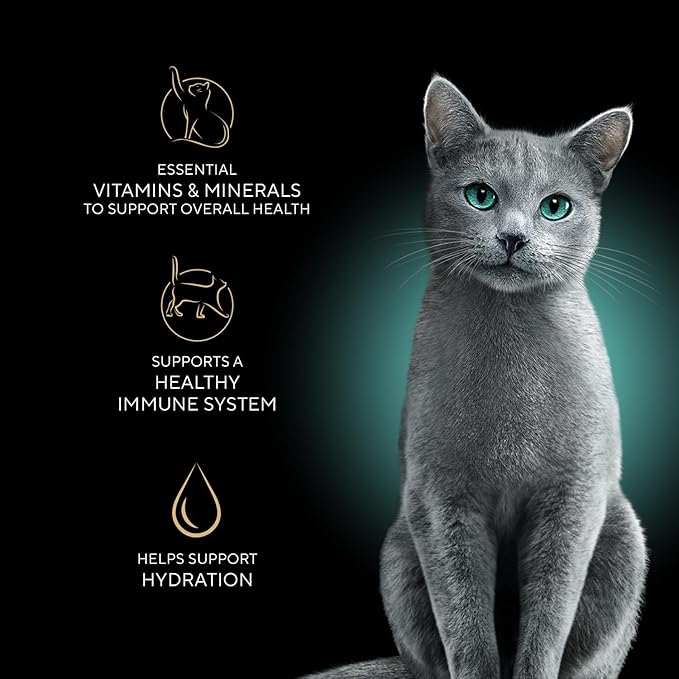 Sheba Perfect Portions Wet Cat Food Cuts in Gravy,Cat Food Wet Recipe,Sustainable Tuna Entree,2.6 oz. Twin-Pack Trays (,48 Servings),24 Count (Pack of 2)