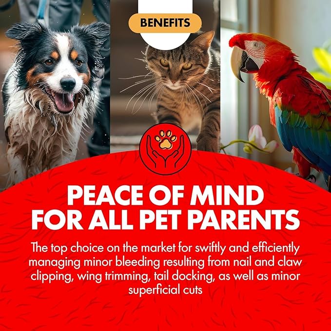 Miracle Care by Miraclecorp/Gimborn Kwik-Stop Groomers Kit for Dogs, Cats, Birds