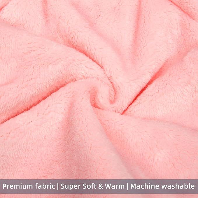 FabriCastle Dog Hoodie Sweater for Small Dogs Boy and Girl, Dog Clothes XS XXS Puppy Sweatshirt, Pet Outfit, Cat Clothing Super Soft Warm Snap On Closure (Pink, X-Large)