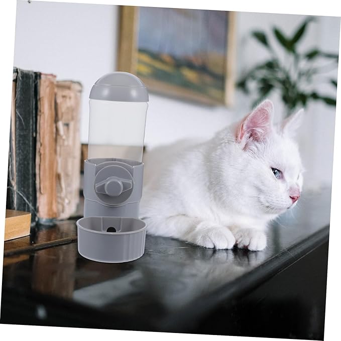 BESPORTBLE Wear-Resistant Automatic Cat Water Dispenser Hanging Dog Feeder Convenient Water Supply for Pets Cover Access Stable Design to Prevent Spills