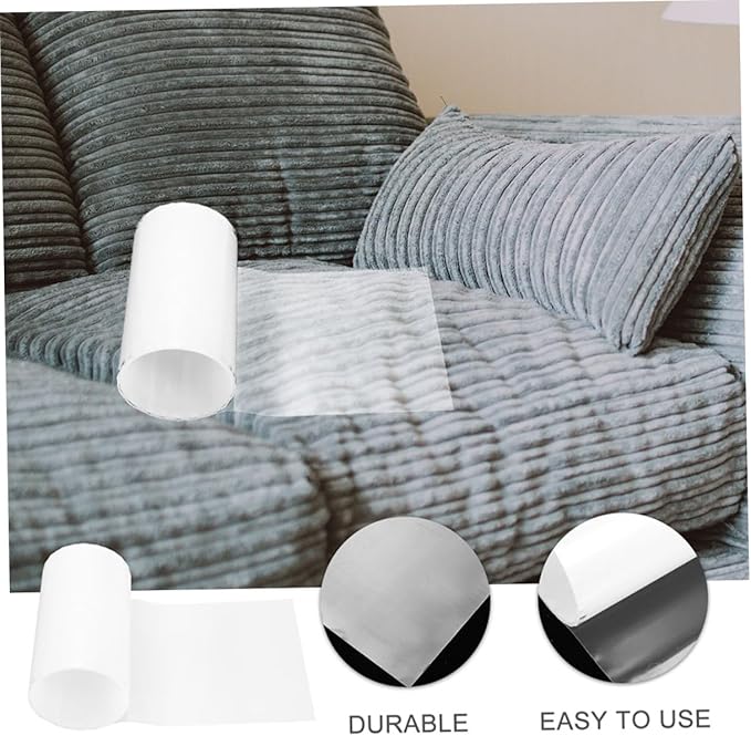Sosoport 2rolls Replaceable Cat Scratch Tapes of Wear-Resistant Furniture Protectors for Daily Use Design for Easy Application Sofas Chairs and Beds