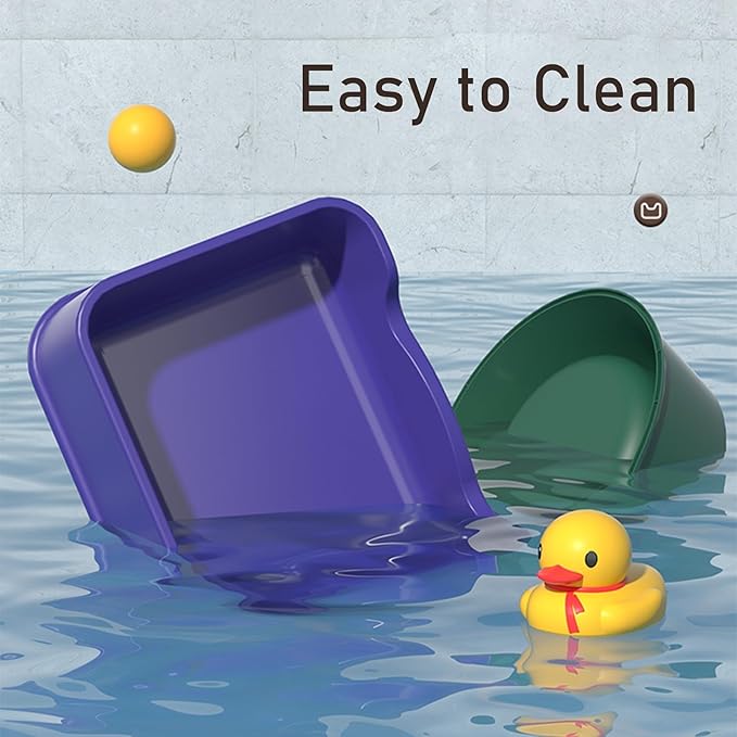Plastic Cat Bed 100% Recycled Plastic - Cat Bed Durable Washable Breathable & Antislip Easy to Clean Great for Small -Purple