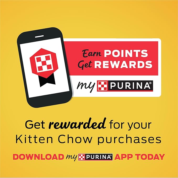 Purina Kitten Chow Kitten Food Healthy Development with Real Chicken Dry Kitten Food - (Pack of 4) 3.15 lb. Bag