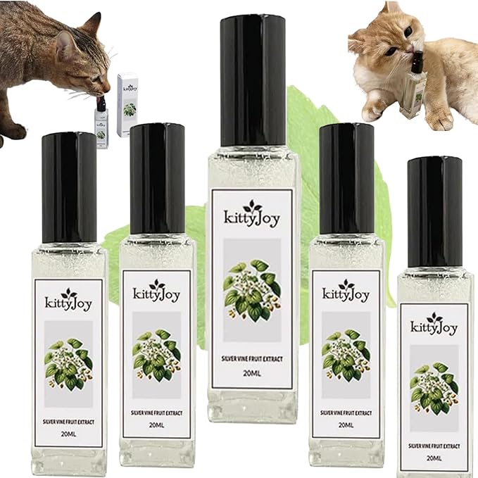 Herbal Cat Joy, Herbal Cat Joy Spray, Catnip Spray for Indoor Cats, Cat Calming Spray, Anti Scratch Cat Spray, Cat Training Spray with Catnip, Cat Nip Spray (5PCS)