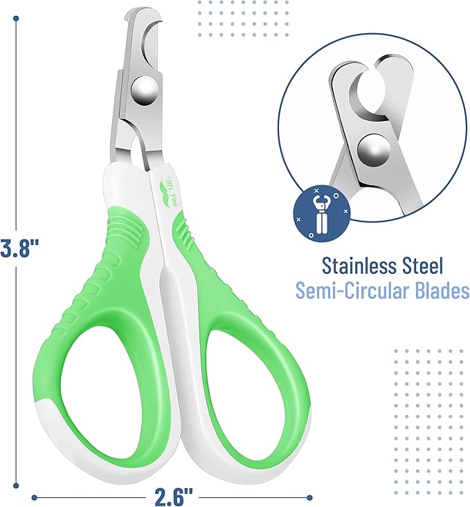 Mr. Pen- Cat Nail Clipper, Stainless Steel, Professional Sharp Cat Claw Trimmer for Small and Medium Cats, Pet Nail Clipper with Sturdy Non Slip Handle