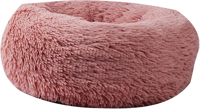 Thereisno Soft Handmade Pet Bed for Cat or Small Dog Detachable Round Bed for Fall Winter Indoor Sleeping Furniture Cat Bed