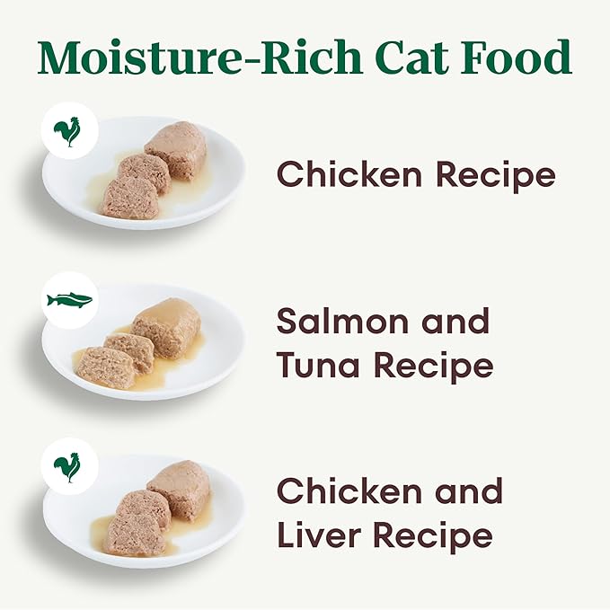 Nutro Natural Choice Wet Cat Food Pate, Adult Cat Food Wet Variety Pack, 2.64 oz. Twin-Pack Trays (24 Pack)
