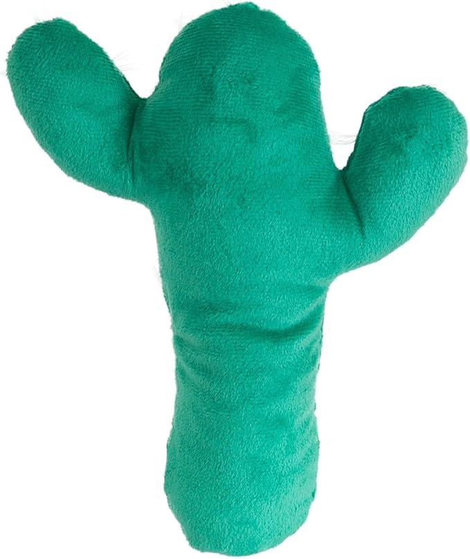 Mad Cat Big Cactus Kicker Catnip & Silvervine Crinkle Cat Toy, Pack of 1