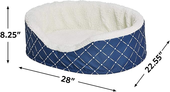 MidWest Homes for Pets CU29BLD Couture Orthopedic Cradle Pet Bed for Dogs & Cats, Medium