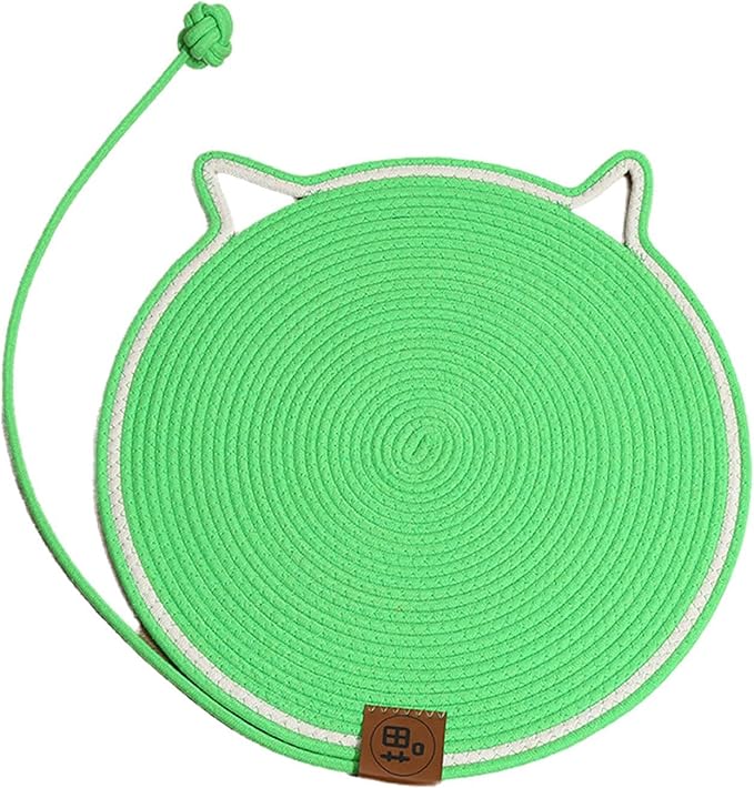 Peiiwdc Cats Interaction Scratcher Board Toy Furniture Protective Pet Rest Bed for, Climbing, Lounging Large Cats Mat