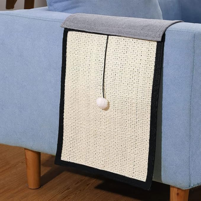 Cat Scratch Pad Sofa Couch Furniture Couch Protector Natural Sisal Cat Scratching Mat Couch Cover Protection for Indoor Cats Grinding Claws Nails Cat Furniture Protector for Couch Carpets Sofas