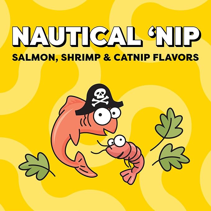 Temptations Wacky Blasts Cat Treats, Nautical ‘Nip Flavor, 6.3 oz. Pouch (Pack of 10)