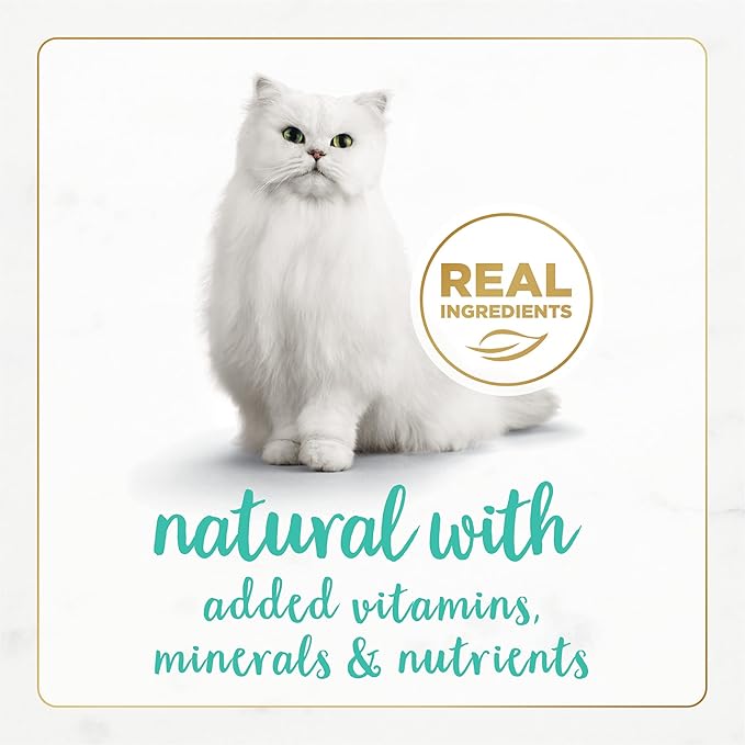 Purina Fancy Feast Wet Cat Food Pate Gourmet Naturals Ocean Whitefish Recipe - (Pack of 12) 3 oz. Cans