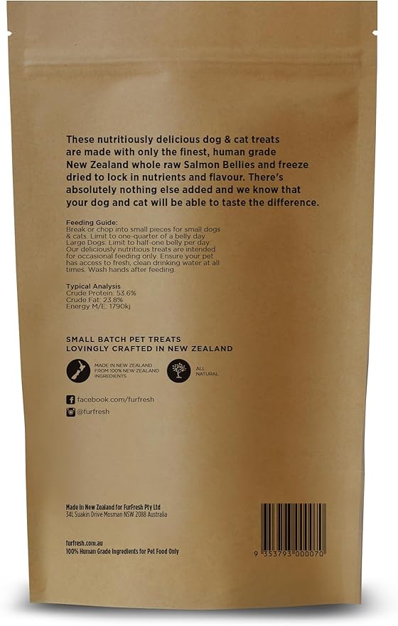 King Salmon Freeze Dried Dog & Cat Healthy Treats Single Ingredient 2.29oz