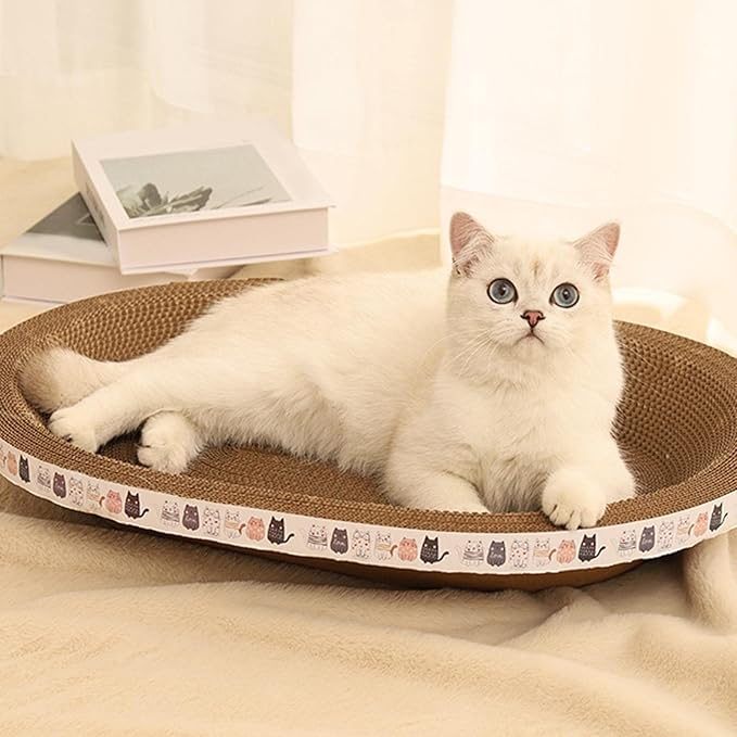 Cat Scratcher Cardboard Scratching Board Recycle Board Nest Furniture Protection Lounge Bed Sleeping Bowl Corrugated Scratch Pad for,