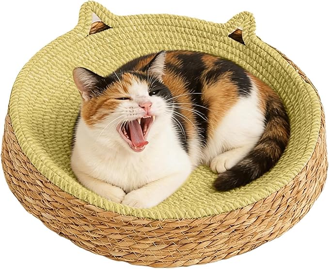 Breathable Cotton Rope Woven Durable Interactive ClawCare FurnitureProtecto Antislip Lightweight Activity Exercise Enrichment Play Kitten Grooming Protection Home Living