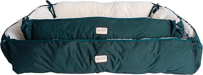 Armarkat Pet Bed 64-Inch by 50-Inch D04HML/MB-Xtra Large, Green & Ivory