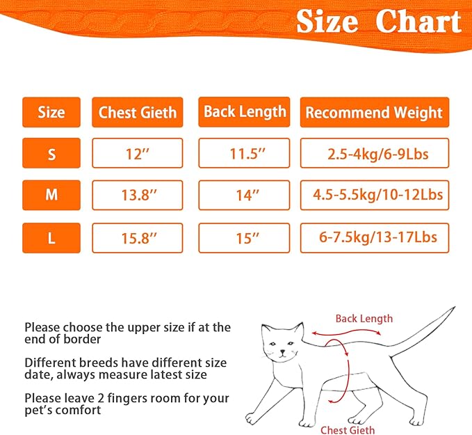 PUPTECK Winter Dog Cat Sweater Coat - Soft Cold Weather Clothes Knitwear for Kitties & Small Dogs Indoor Outdoor Walking Warm, Knitted Classic for Doggies Kitties Girls Boys, Orange M