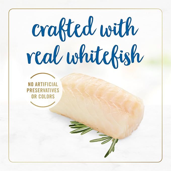 Purina Fancy Feast Delights With Cheddar Grilled Whitefish and Cheddar Feast in Wet Cat Food Gravy Cat Food - (Pack of 24) 3 oz. Cans