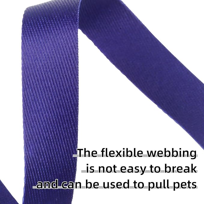 EVERKING Cat Harness and Leash Set, New Fly Fabric, Soft and Breathable, Adjustable cat Walking Jacket, Fashionable cat Vest (Purple, S(Neck 7.48"-9.06", Chest 11.42"-18.11", 5-11lbs))