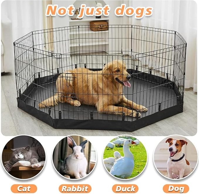 Dog Playpen Mat - 460g Washable Puppy Training Mats, Dog Whelping Pad, Indoor Pet Fence Mats | Waterproof Oxford Cloth Mat for Playpen, Sofa, Bed, Trunk, and Comfortable Puppy or Dogs Rest